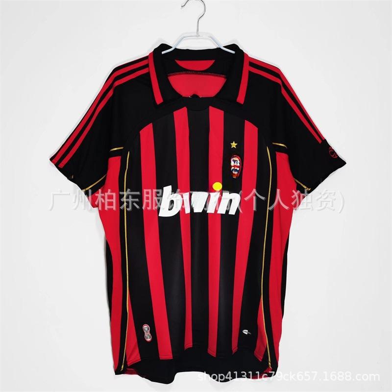 Classic retro jersey wholesale AC22 Kaka 3 Maldini short-sleeved football jersey cross-border S
