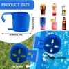 Swimming Pool Cup Holder Portable Outdoor Pool Cup Holder No Punching Required Beverage Storage Holder Pool Accessories