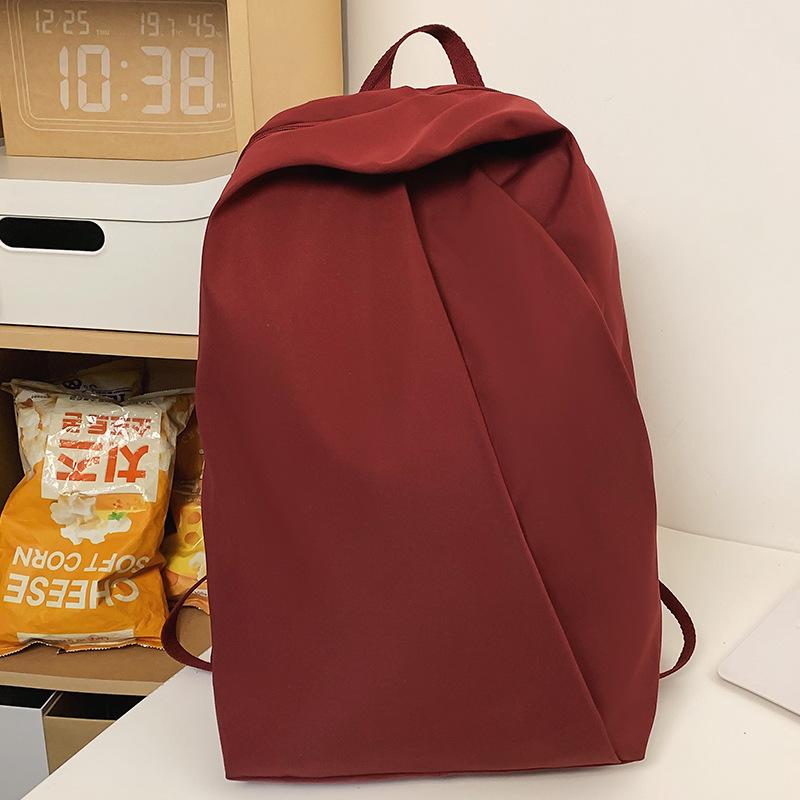 School Bag Children's Primary School Students Female Burgundy Junior High School Students Male College Students Backpack