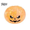 Stress Relief Ball Halloween Bun Squeeze Ball, Slow Rising Toy with Steamer, Soft Creative Gifts for Sensory Fidget Cute Ghost Faces, Decompression