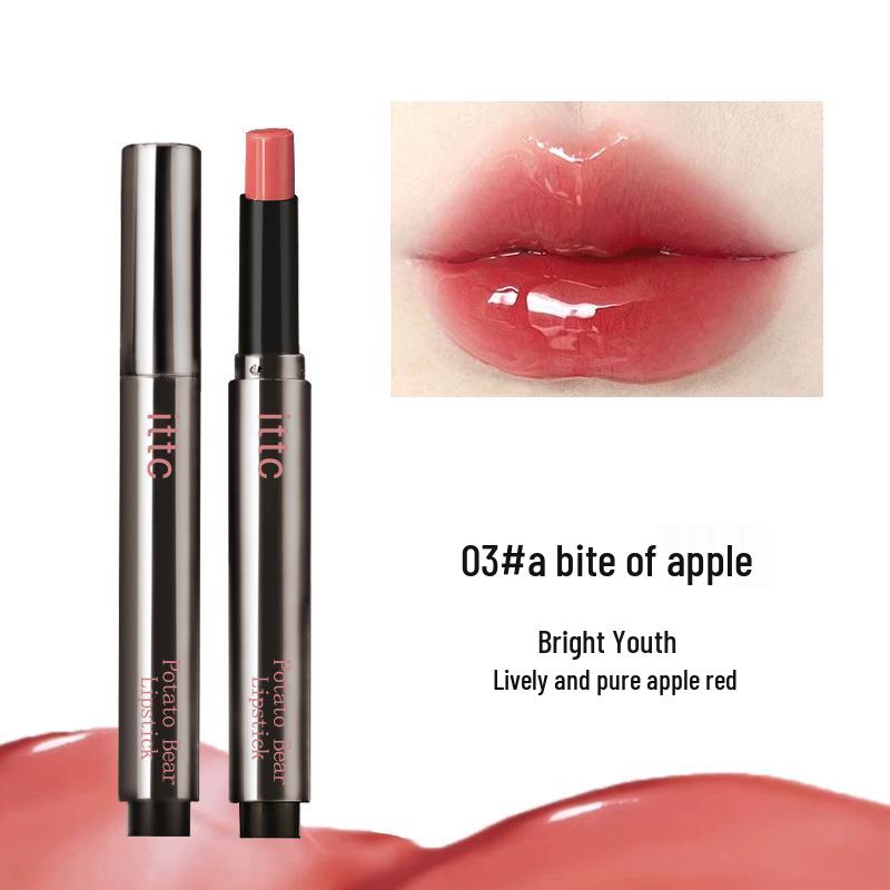 ITTC Dewy Solid Lip Gloss: Moisturizing, Nourishing, Whitening, Long-lasting, Mirror-like Translucent Plump Jelly Finish.