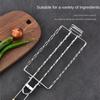 Stainless Steel Barbecue Mesh, Detachable Folding Grill Clip, Ham Sausage Specific Grill, Outdoor Portable Barbecue Rack