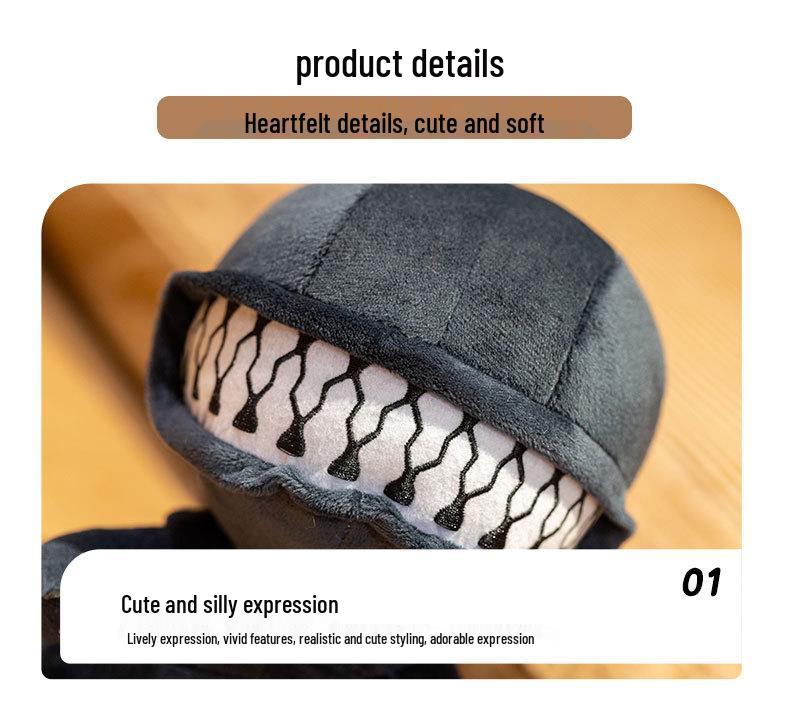 Cross-Border Plush Toy: Tooth Doll Anime Monster