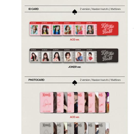 KIIRAS 1st Mini Album - ? KILL MA BO$$ (ACE ver.) - Release date 2025-06-09