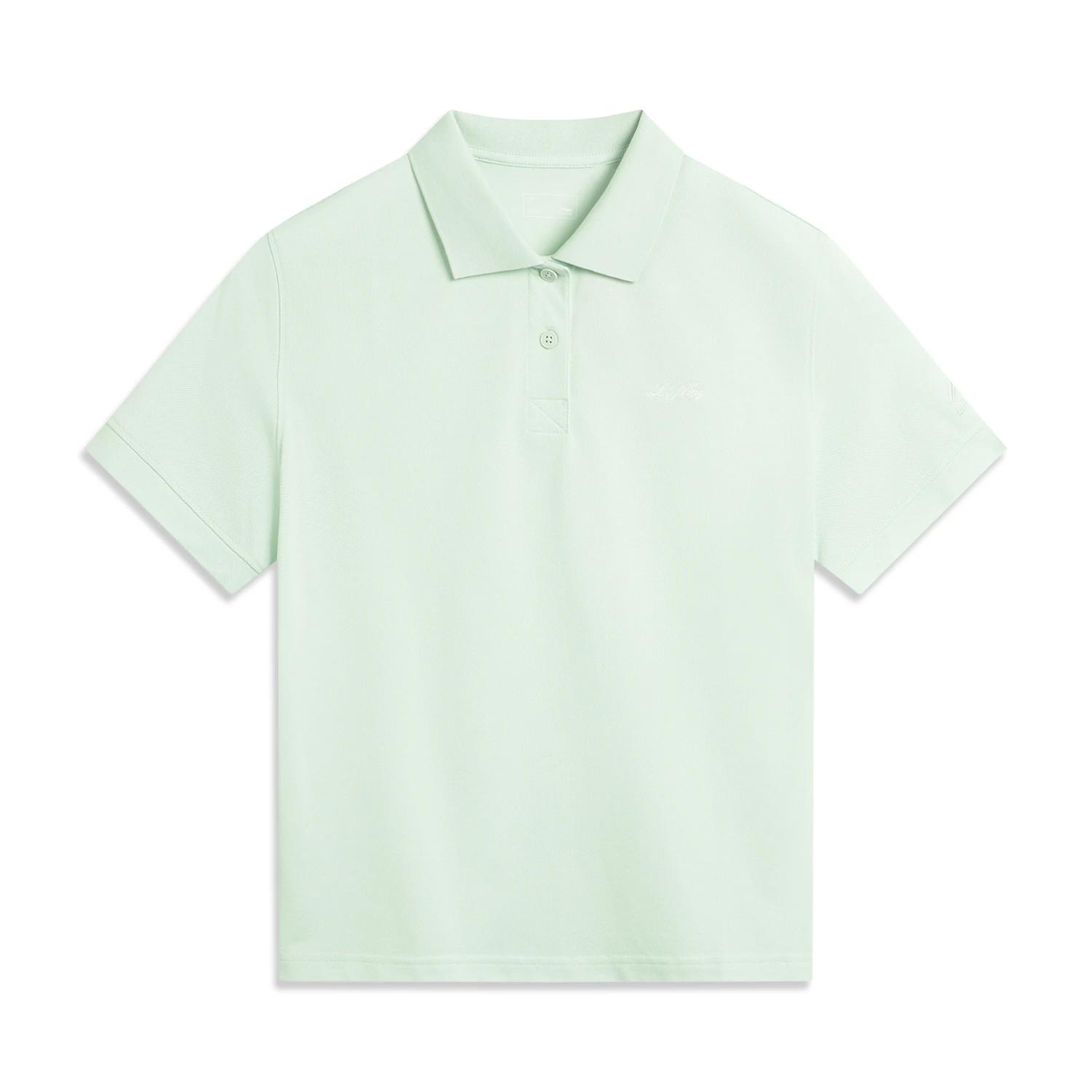 

Li Ning Серия Спортивный Стиль Однотонная Мягкая Дышащая Повседневная Универсальная Футболка-поло с Коротким Рукавом Женская Футболка-поло APLV118-4 XXL