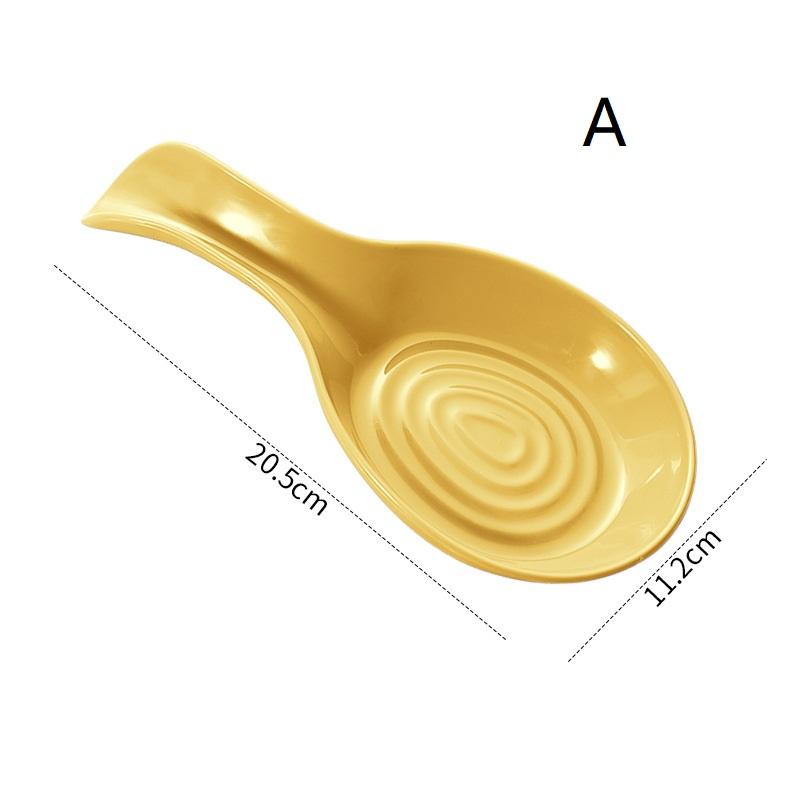Spoon Rest Large Plastic Spoon Holder Heat-Resistant Cooking Spoon Rest Coffee Spoon Holder Dishwasher Safe Spoon Rest