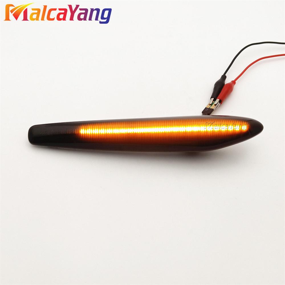 2Pieces for Alfa Romeo Boera Spider 159 Sportwagon Typ 939 Side Marker Light Dynamic LED Turn Signal Flashing Indicator Blinker