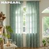 1 Stück Französische Retro-Vorhänge mit Quasten und Mehrfarbigen Pastell-Stil-Vorhängen für Schlafzimmer Wohnzimmer Fenster Heimdekoration
