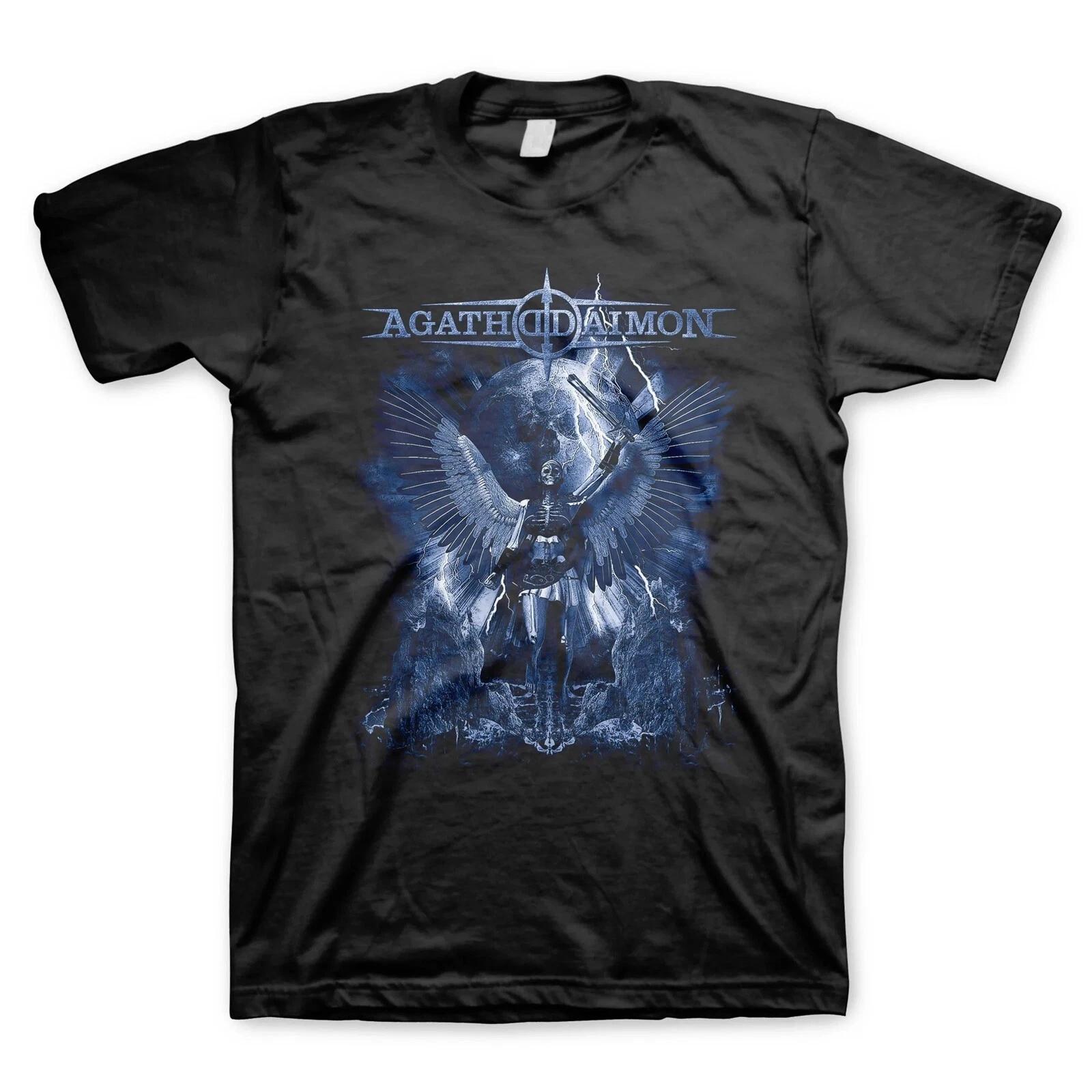 AGATHODAIMON cd lgo LIGHTNING Official SHIRT XXL 2X New seven chapter rebellion 3XL