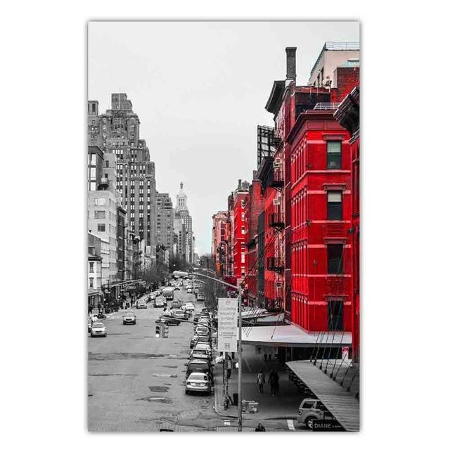 

Скандинавский городской пейзаж, мода, холст, картина, всемирно известный город, вид улицы, постер, офис, гостиная, украшение дома, фреска, без рамки 21*30cm No Frame