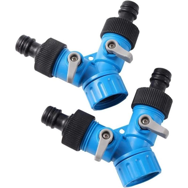 3/4'' Female Thread Shunt Valve Y-Shaped Quick Connector Garden Irrigation System Water Splitter Car Washing Water Controller