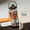 Water Bottle Sport 2L Half Gallon With Straw Handle Mark Fitness Jug BPA Free Travel Bicycle GYM Drinkware Botella De Agua