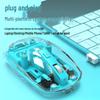 Fude E618D Wireless Dual-Mode Transparent Bluetooth & 2.4G Mouse