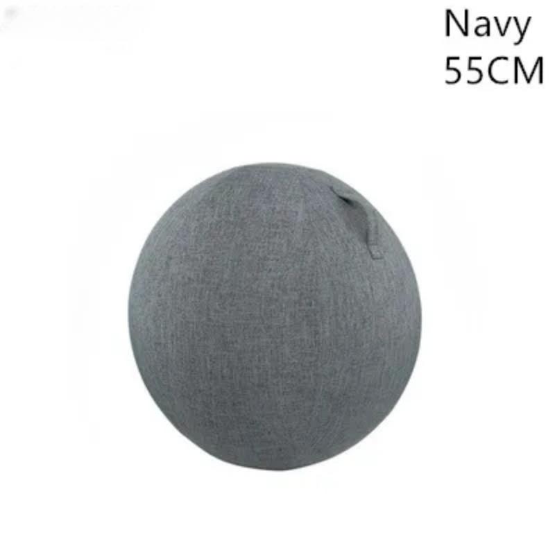 55 65 75 85 см Мяч для йоги Пылезащитный чехол Хлопковый противоскользящий Антистатический Впитывающий пот Чехол для фитнес-мяча йоги для защитного кейса Grey 55CM