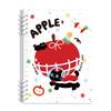 American Apple Loose-leaf Book High Value Coil Student Cute Girl Notebook Diary Stationery