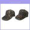 Leopard Print Baseball Cap With Cotton Material For Summer Sun Protection And Casual Wear