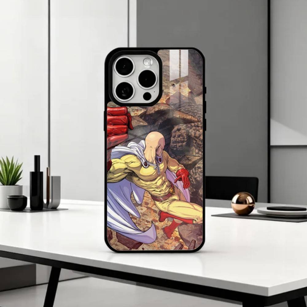 Funny One Punch M-Man   Phone Case For iPhone17,16,15,14,13,12,11 Plus,Pro Max Magnetic For Magsafe Wireless Charging