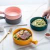 Minimalist Ceramic Salad & Soup Bowl with Handle