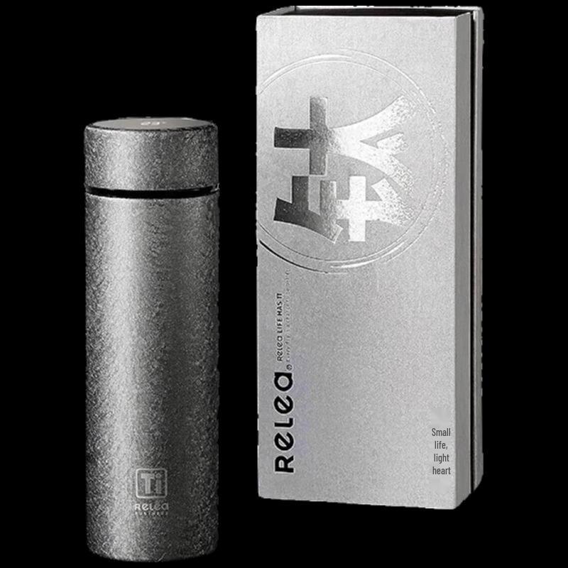 Wushengwu Titanium Lined Insulated Tea Infuser Bottle