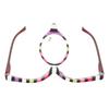 Cosmetic Eye Glasses Rotating Magnifying Makeup Reading Glasses for Performance Party +3.00