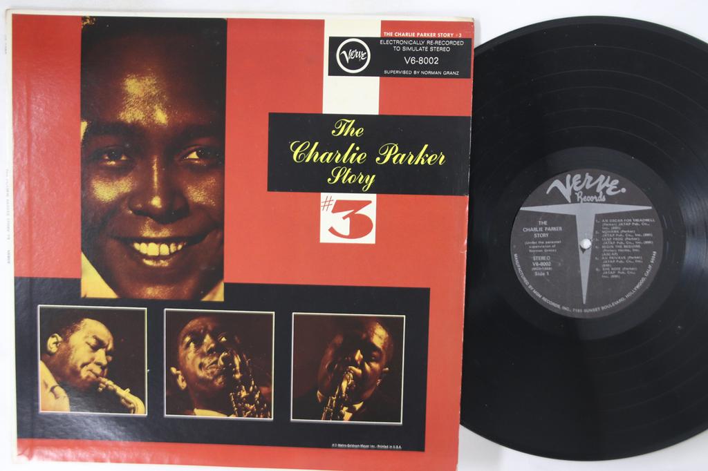 LP Record CHARLIE PARKER - Charlie Parker Story Vol. 3 V68002 VERVE US Jazz Used