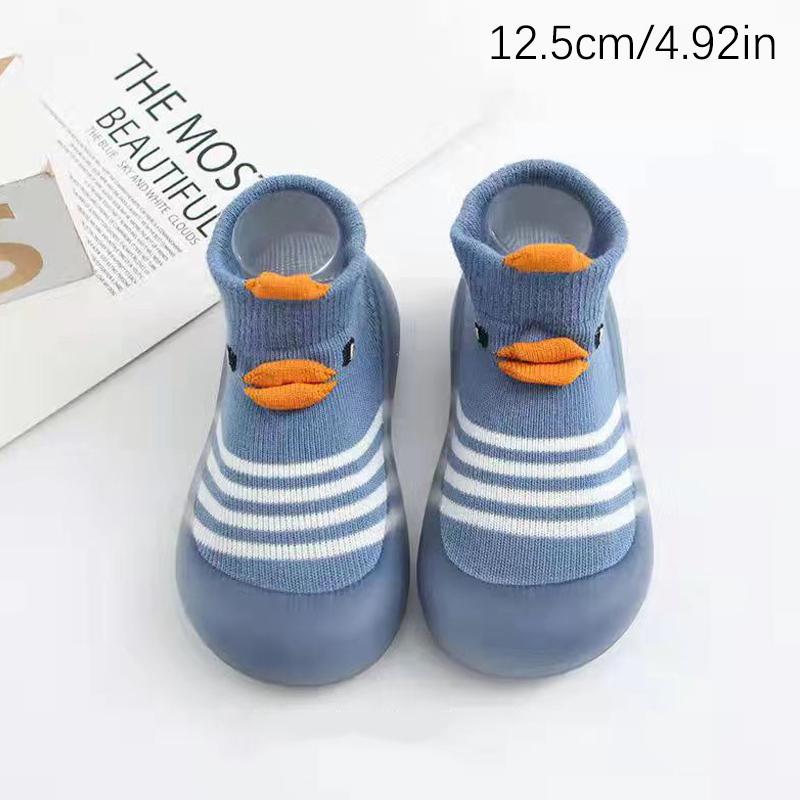 Weiche Baby-Kleinkindschuhe Baby-Kleinkindschuhe Bodensocken Schuhe Cartoon Kinder Rutschfeste Gummisohle Kleinkindschuhe Weich Gestrickt