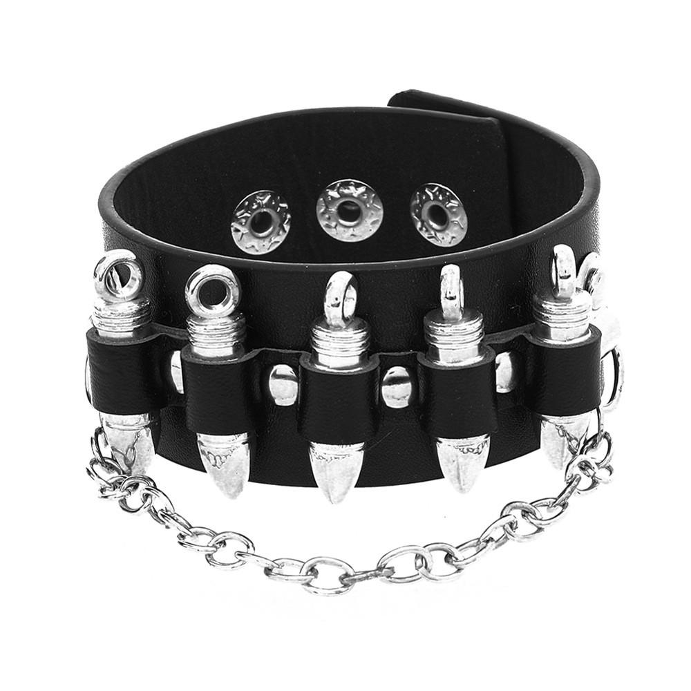 Skull Rock Punk Claw Bracelet Decor With Alloy Construction And Rivet Design