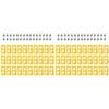30/60Pcs Lawn Robot Blade Stainless steel Lawn Mover Cutting Blade W/Screw Replacement Blade for Worx Landroid Robotic Lawnmower