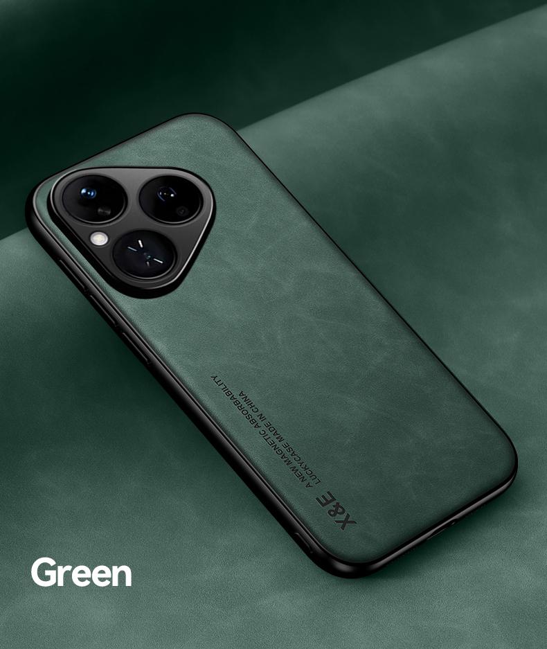 

Leather Protective Cover Car Holder Phone Case For Huawei Pura 80 70 P60 P50 P40 P30 Pro Plus Mate 70 60 50 30 Cover Huawei Pura 80