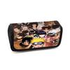 NARUTO Cartoon Pencil Box Double Layer Flip Pen Case Lightweight Stationery for Boys & Girls Ages 5-11 Kids School Daily Use