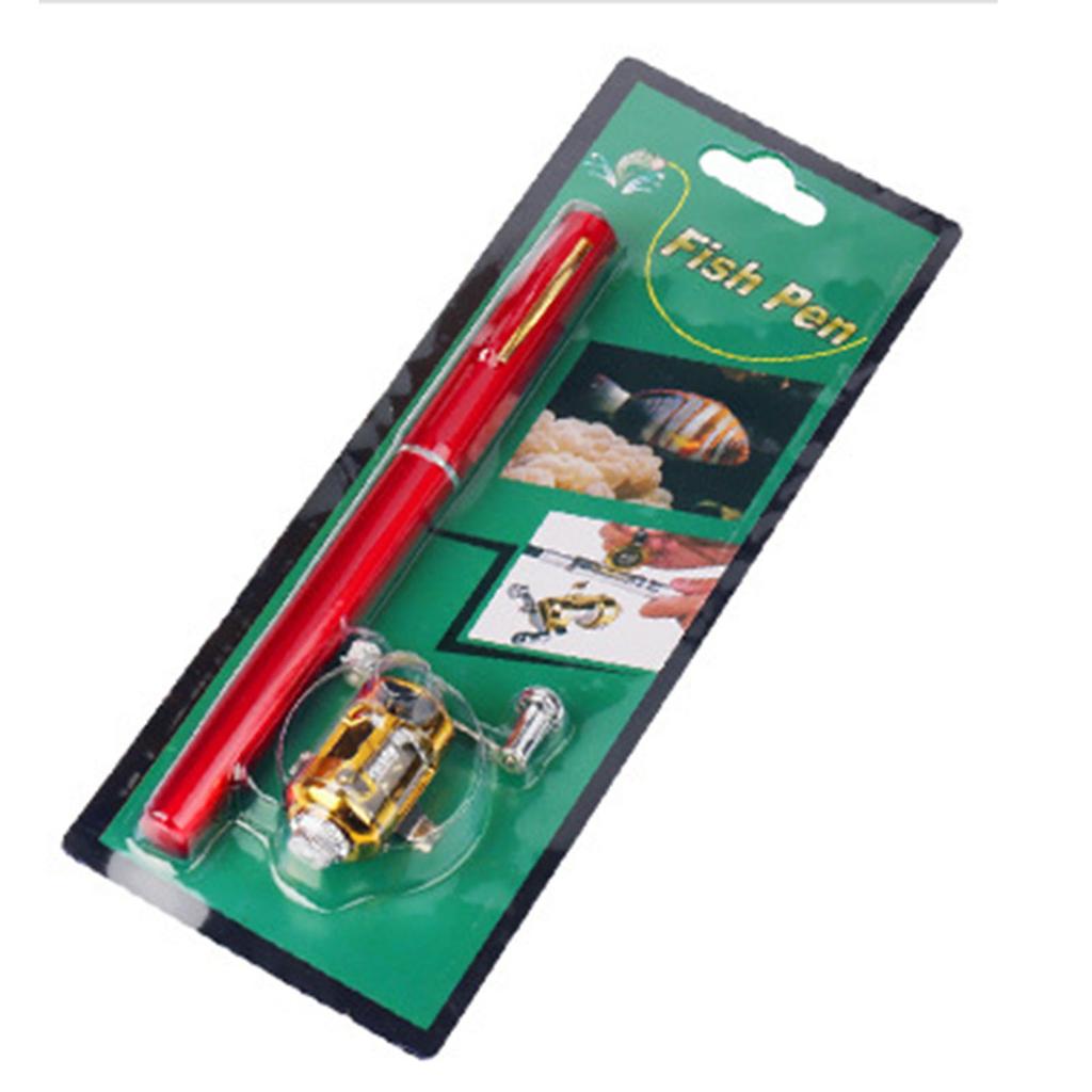 Portable Pocket Fishing Rods Aluminum Alloy Non Slip Telescopic Fastness Fishing Rod for Freshwater Saltwater Fishing