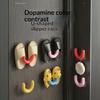 Dopamine Suction Cup Slipper Holder Multifunctional U-Shaped Moisture-Proof Rack for Bathroom Laundry Room Storage
