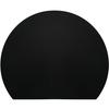 MUAMUA Cutting Board, Black Elastomer, Dishwasher Safe, Non-Slip, Round, Rubber, High-Quality, Heat-Resistant, Lightweight, Antibacterial, Double-Side