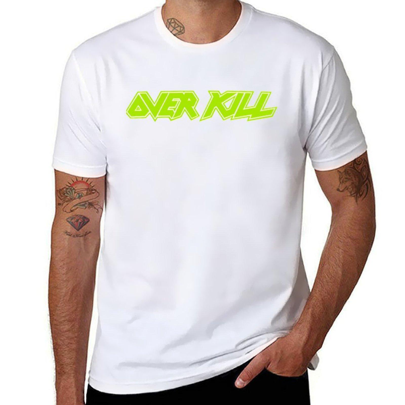 

Overkill (Transparent) Green For Fans T-Shirt man t shirt graphic anime t shirts for man T-Shirt M