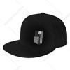 USA Flag Volleyballs Hat Adjustable Snapback Flat Bill Hats Funny Baseball Cap Unisex Women White