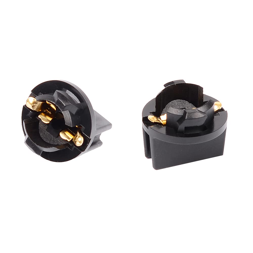 HUIQIAODS T10 LED Bulb Socket Wedge Base Car Light Holder (10 Pcs)