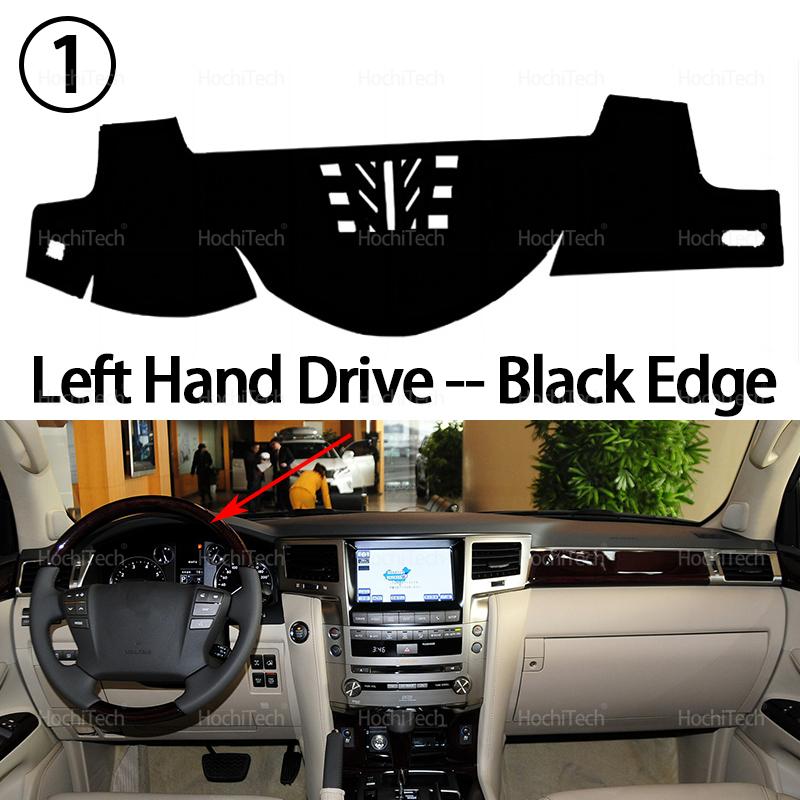 For Lexus LX570 J200 2008 2009 2010-2015 Car Dashboard Cover Avoid Light Pad Instrument Platform Cover Mat Carpet Accessories