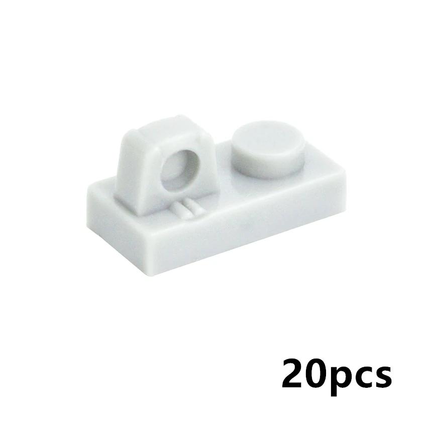 MOC Technical Building Block Parts Teeth Hinge Cylinder 1x2 Axle Hole Particle DIY Toy Brick Compatible With 30553 30552 52731