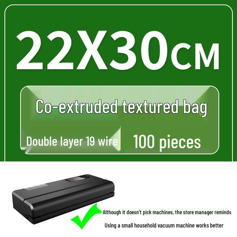 Seven-Layer Textured Vacuum Seal Bag - Nylon Fresh-Keeping Compression Bag for Food Storage