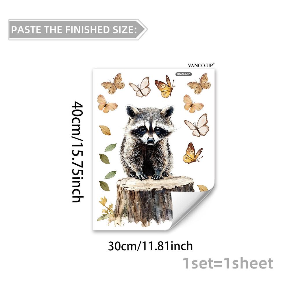 Creative Cute Rabbit Dinosaur Butterfly Fairy Girl Wall Stickers, Self-Adhesive Decor for Bedroom Living Room Decoration