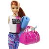 barbie Módní Krása Barbie Fitness Set a Doplněk 3 a GJG57 & [Oblékací Panenka] [Sada Panenek] [Věk Nahoru]