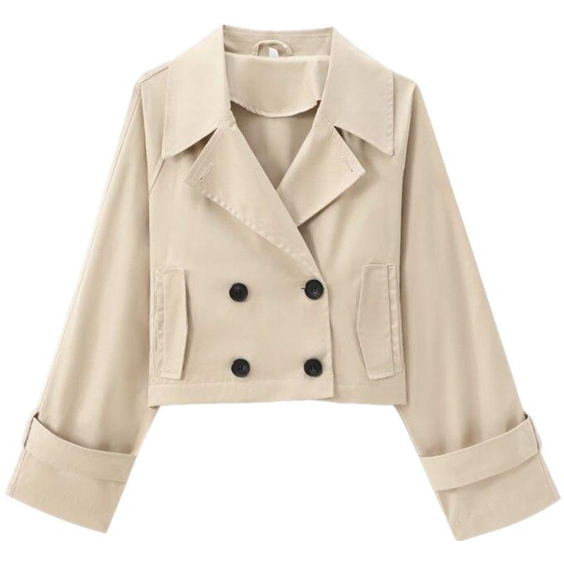 Fashion Wind 2024 New Fall Women's Clothing Stylish Easiest for Match Trench Coat Short Jacket 3046242
