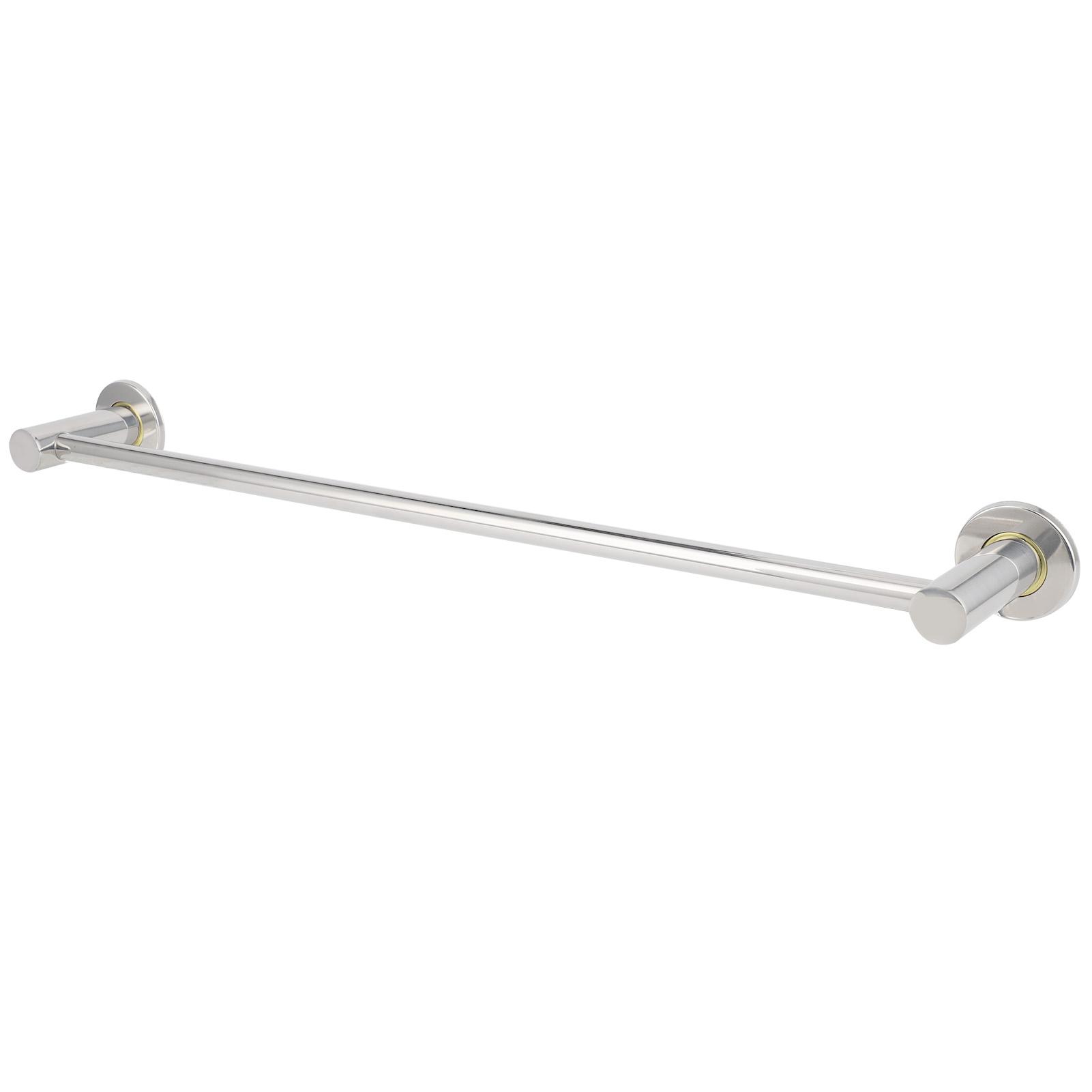 

57CM Towel Bar Stainless Steel WallMounted Towel Rack Hanger Storage Shelf for Bathroom