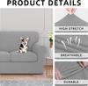 Stretch Thicken Couch Covers Jacquard Sofa Slipcover 1/2/3 Seater Cushion Couch Cover Elastic Sofa Cover Furniture Protector