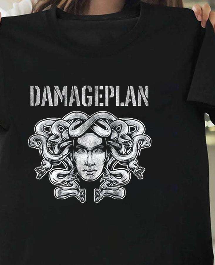 Damageplan Band Black Cotton Unisex S-5XL Shirt HRN567 Unisex T-Shirt XXXL