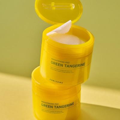 Somisome Grüne Mandarine Aufhellende Toning Pads 50 Stück