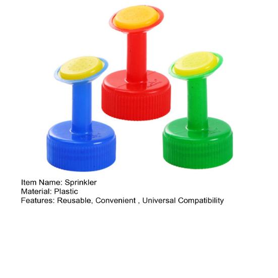 3Pcs Bottle Cap Sprinklers Drink Bottle Sprinkler Watering Spray Nozzle Fits Various Bottles for Seedlings Potted Plants Indoor Gardening