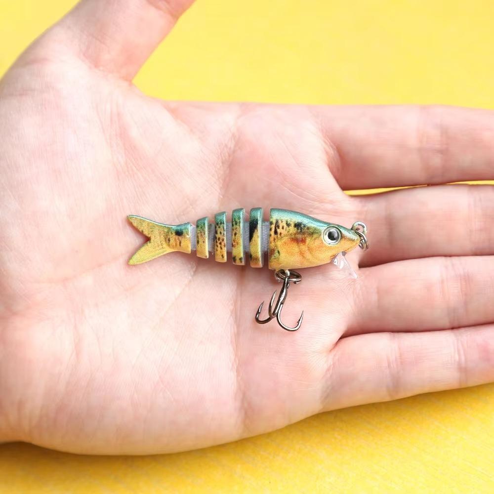 4.5g Weight Multi Section Bait 5.5cm Length Hard Bait Mini Lures Micro Bait Sea Bass Fishing 5.5cm 4.5g-A