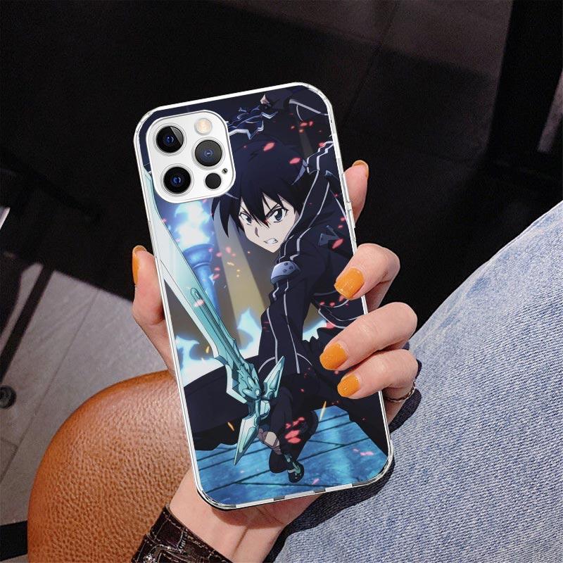 Sword Art Online Anime Phone Case For iPhone 17 Air 16 Pro Max 16E 15 + 14 Plus 11 12 13 Mini 7 8 SE Gift Print Cover Fundas 17