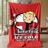Soft Flannel Blanket Lightweight Cozy Bedroom Living Room CoverFallout Vault Boy